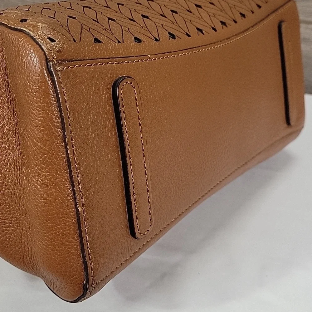Brighton Ferrara Brown Leather Tote Bag
